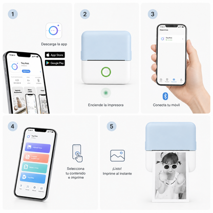 Portable Mini Bluetooth Thermal Printer